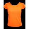 оранжева тениска памучна къс ръкав ежедневна спортна